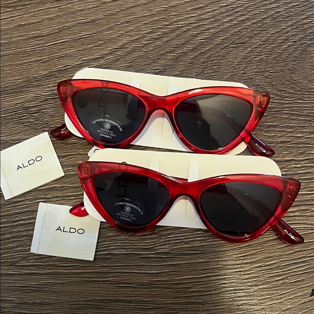 Aldo  Vibrant Red Sunglasses
